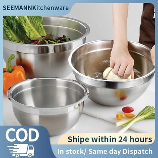 Stainless Steel Mixing Bowl Thicker Mixing Bowl Salad Bowls Kitchen tools