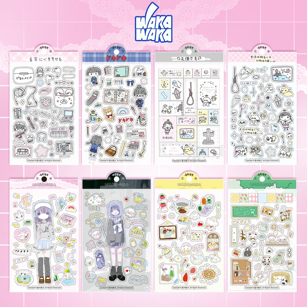 Pet Cute Cartoon Character Sticker Handbook Sticker diy Handbook Material