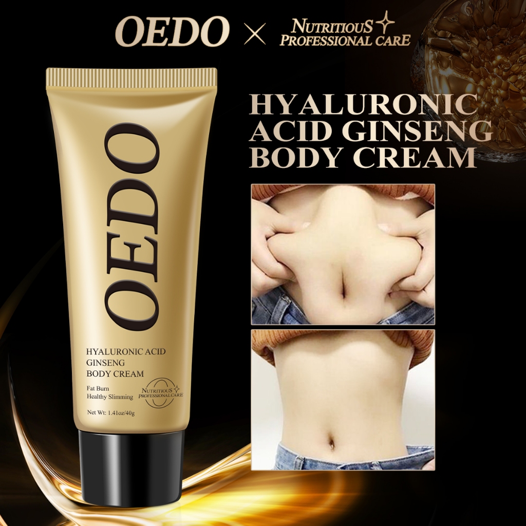 OEDO ครีมกระชับสัดส่วนโสม ลดน้ำหนัก เผาผลาญไขมัน ดูแลสุขภาพ ครีมกระชับสัดส่วน ครีมลดน้ำหนัก ครีมสลายไขมันกระชับสัดส่วนยอดนิยมสำหรับร่างก 40g