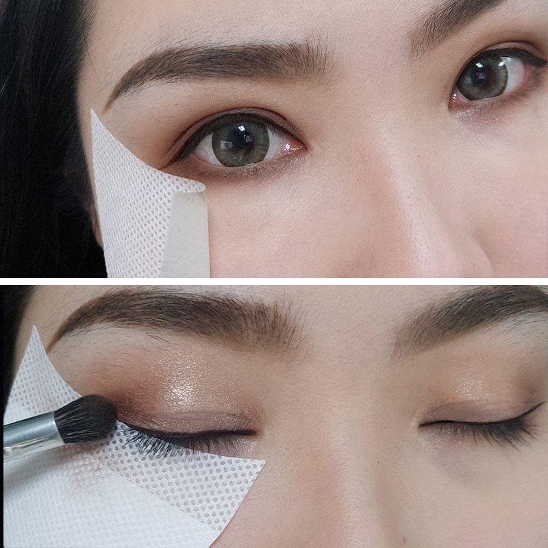สติกเกอร ์ อายแชโดว ์ ไม ่ ทอ Grafting ขนตาปลอมแยก Spacer แต ่ งหน ้ าสติกเกอร ์ แยก