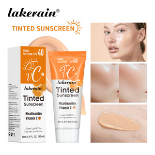 Lakerain Vitamin C Tinted Sunscreen with SPF 40 , Moisturizi…