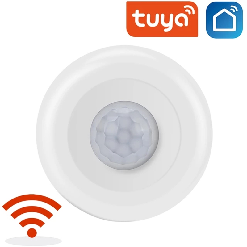 Tuya Wifi 360 องศาเพดานอินฟราเรดเครื่องตรวจจับ PIR Movement Sensor Human Body Motion Sensor Alarm Se