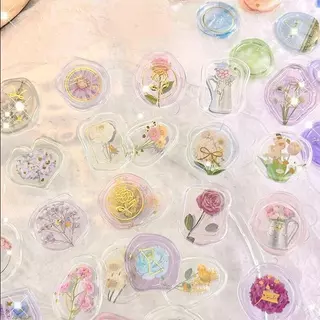 18ชิ้น/เซ็ต น่ารัก ขี้ผึ้งซีลแสตมป์สติกเกอร์วารสารวางแผนซองจดหมายตกแต่งทําเองสมุดทํามือของขวัญปีใหม่ห่อการ์ดอวยพรโปสการ์ดปิดผนึกสติกเกอร์ของขวัญแท็ก