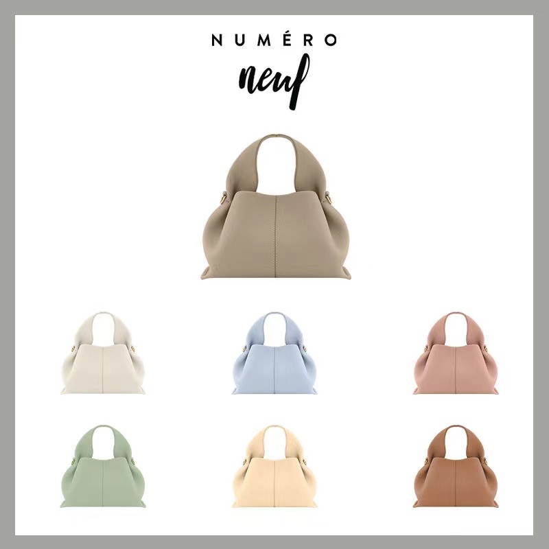 Polene-numéro Neuf กระเป ๋ าสะพายไหล ่ แฟชั ่ นจีบ Cloud Bag Daily Commuter Bag กระเป ๋ าถือ