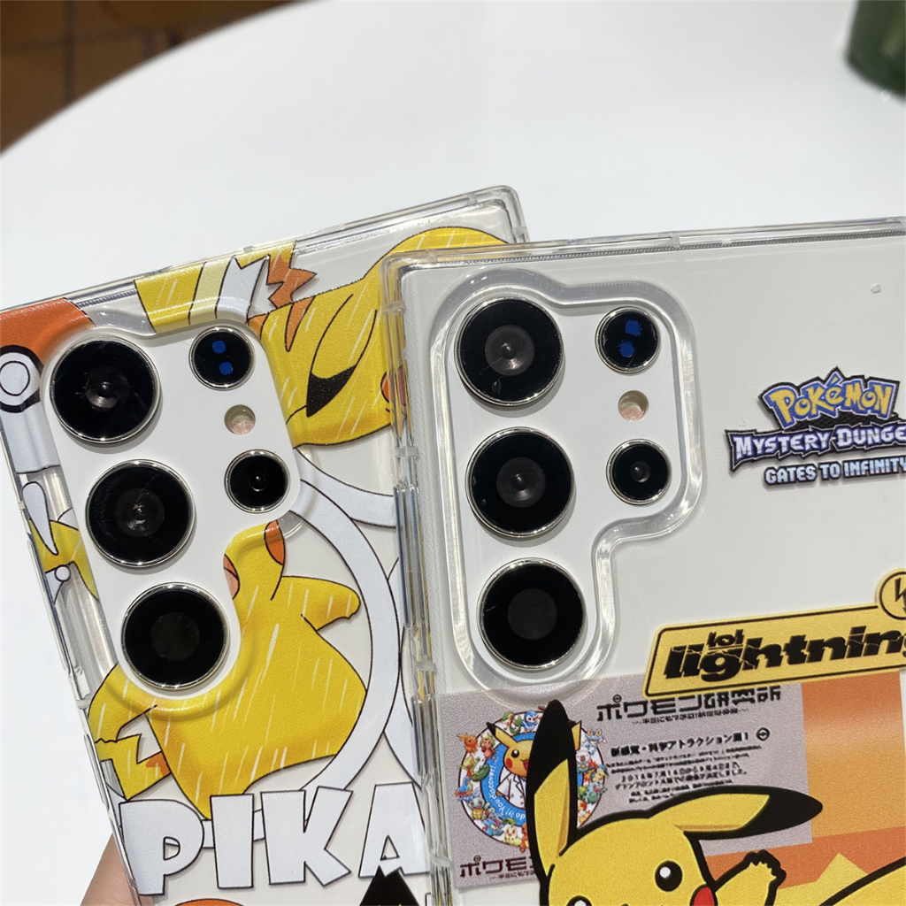 การ์ตูนน่ารัก โปเกมอน เคส Samsung Galaxy S25 Ultra S24 Ultra S24 Plus S24FE S23 Ultra S23 Plus S23FE S22Ultra S22Plus S21Ultra S25 S21FE S20FE Note10Plus Note20Ultra A53 A54 A55 A14 5G Case เคสโทรศัพท์ใหม่ TPU ป้องกันการตก เคสมือถือซัมซุง ราคา ถูกที่สุด ดีลบีเคเค แกลเลอรีภาพที่ 5