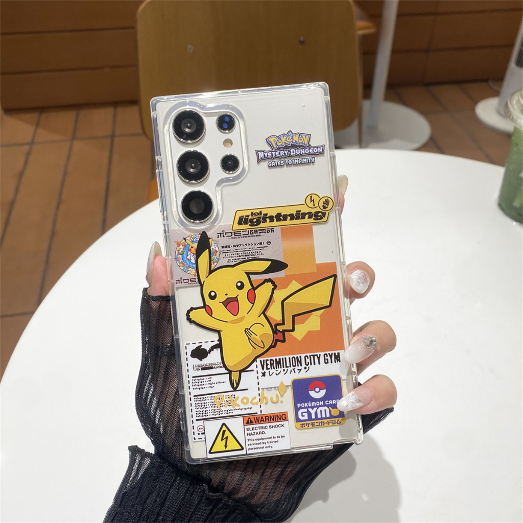 การ์ตูนน่ารัก โปเกมอน เคส Samsung Galaxy S25 Ultra S24 Ultra S24 Plus S24FE S23 Ultra S23 Plus S23FE S22Ultra S22Plus S21Ultra S25 S21FE S20FE Note10Plus Note20Ultra A53 A54 A55 A14 5G Case เคสโทรศัพท์ใหม่ TPU ป้องกันการตก เคสมือถือซัมซุง ราคา ถูกที่สุด ดีลบีเคเค แกลเลอรีภาพที่ 3