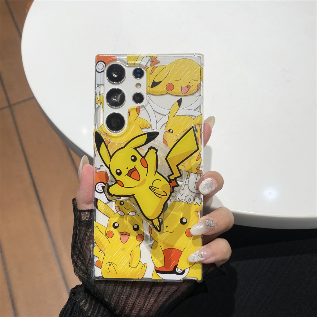 การ์ตูนน่ารัก โปเกมอน เคส Samsung Galaxy S25 Ultra S24 Ultra S24 Plus S24FE S23 Ultra S23 Plus S23FE S22Ultra S22Plus S21Ultra S25 S21FE S20FE Note10Plus Note20Ultra A53 A54 A55 A14 5G Case เคสโทรศัพท์ใหม่ TPU ป้องกันการตก เคสมือถือซัมซุง ราคา ถูกที่สุด ดีลบีเคเค แกลเลอรีภาพที่ 8