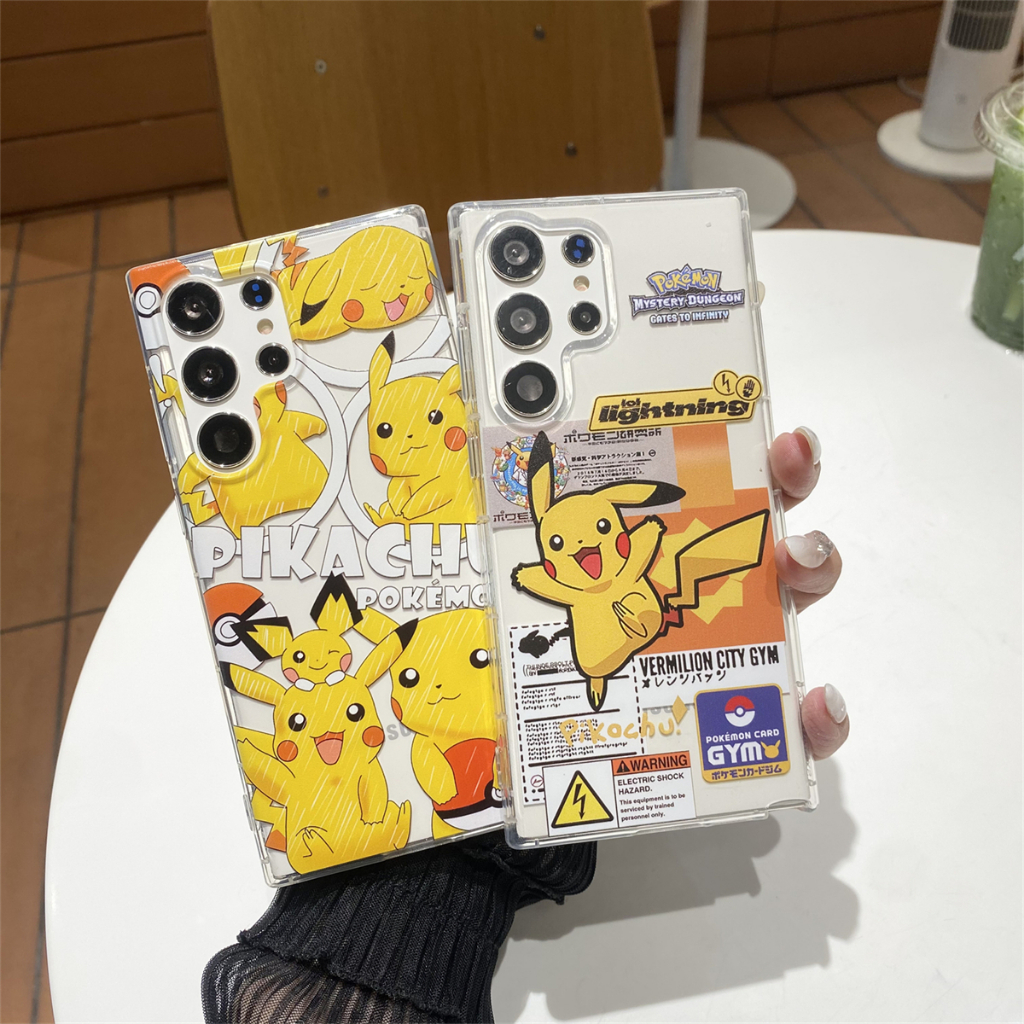 การ์ตูนน่ารัก โปเกมอน เคส Samsung Galaxy S25 Ultra S24 Ultra S24 Plus S24FE S23 Ultra S23 Plus S23FE S22Ultra S22Plus S21Ultra S25 S21FE S20FE Note10Plus Note20Ultra A53 A54 A55 A14 5G Case เคสโทรศัพท์ใหม่ TPU ป้องกันการตก เคสมือถือซัมซุง ราคา ถูกที่สุด ดีลบีเคเค แกลเลอรีภาพที่ 9