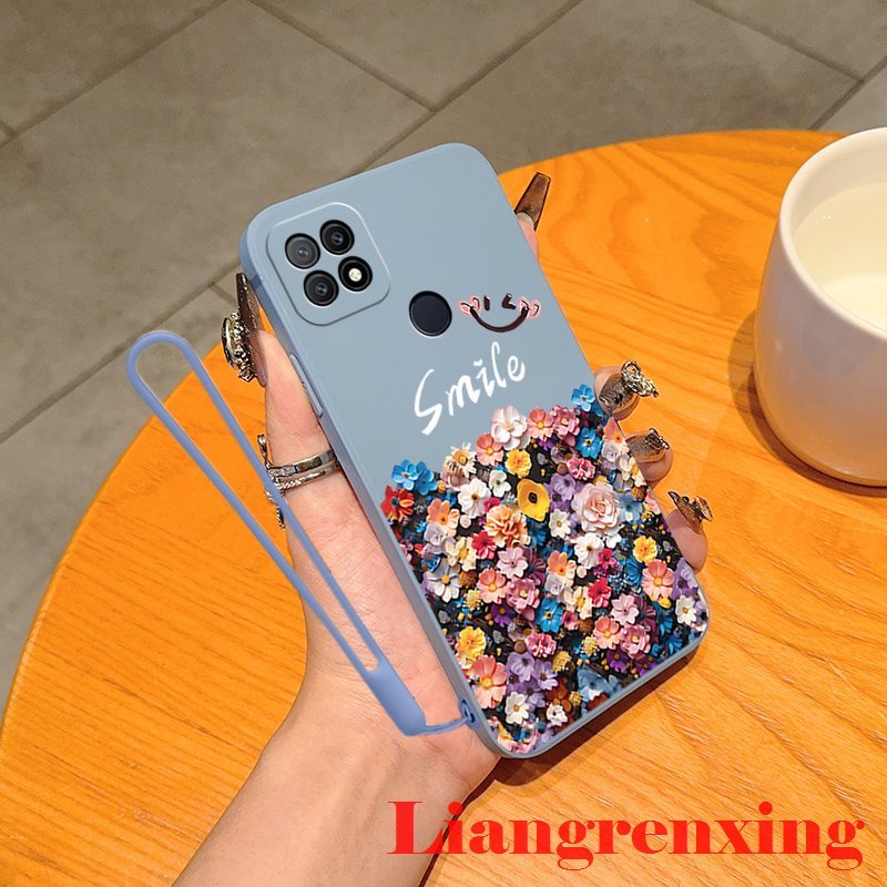 ปลอกoppo a15 oppo a15s a35 เคสโทรศัพท์SoftcaseซิลิโคนเหลวProtector Smoothกันกระแทกฝาครอบกันชนดีไซน์ใหม่การ์ตูนยิ้มYTXSH01