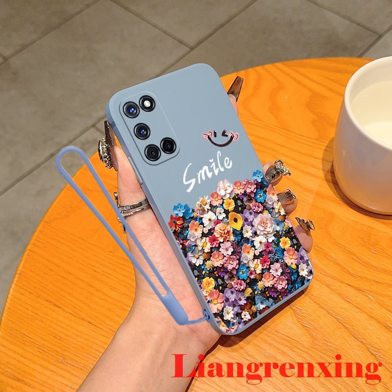 ปลอก OPPO A52 OPPO A92 OPPO A74 5G เคสโทรศัพท์ Softcase ซิลิโคนเหลว Protector Smooth กันกระแทกฝาครอบกันชนดีไซน์ใหม่การ์ตูนยิ้ม YTXSH01