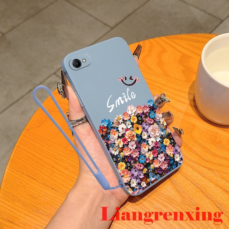 เคส vivo Y81 Y81i Y83 y53 y55 v5s v5 vivo y71 y71i y71a เคสโทรศัพท์ Softcase ซิลิโคนเหลว Protector Smooth กันกระแทกฝาครอบกันชนดีไซน์ใหม่การ์ตูนยิ้ม YTXSH01