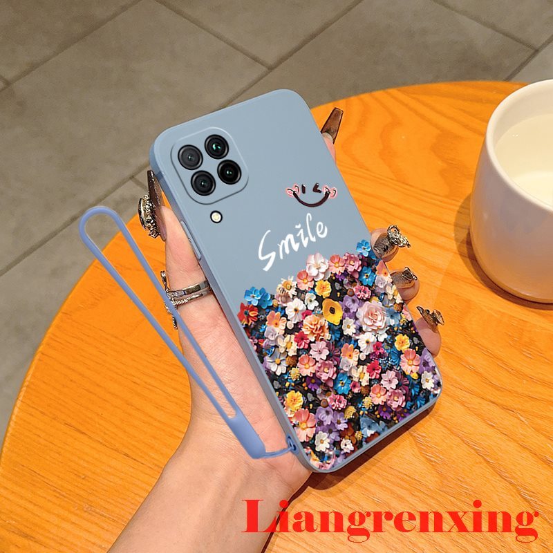 ปลอก huawei nova 7i nova7 i เคสโทรศัพท์ Softcase ซิลิโคนเหลว Protector Smooth กันกระแทกฝาครอบกันชนดีไซน์ใหม่การ์ตูนยิ้ม YTXSH01
