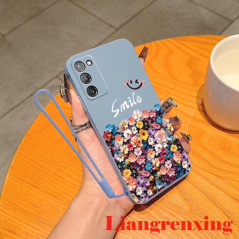 ปลอก samsung a03s samsung a02s เคสโทรศัพท์ Softcase ซิลิโคนเหลว Protector Smooth กันกระแทกฝาครอบกันชนดีไซน์ใหม่การ์ตูนยิ้ม YTXSH01