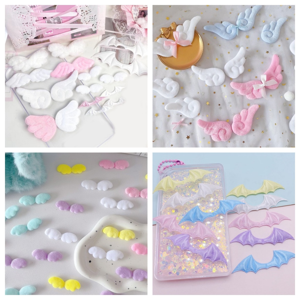 ตุ๊กตาปีกน่ารัก แฮนด์เมด DIY อุปกรณ์เสริม สําหรับตกแต่งบ้าน