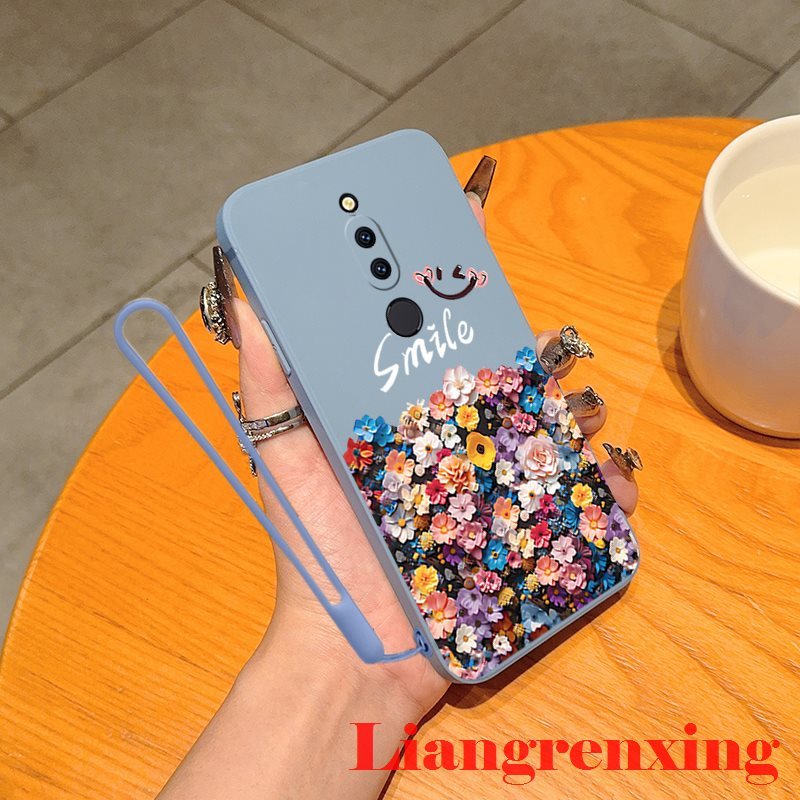 ปลอกredmi 8a xiaomi redmi 8 redmi 8a Proเคสโทรศัพท์SoftcaseซิลิโคนเหลวProtector Smoothกันกระแทกฝาครอบกันชนดีไซน์ใหม่การ์ตูนยิ้มYTXSH01