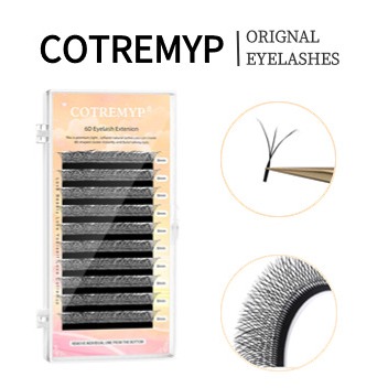 Cotremyp W Shape 6D ขนตาปลอม หนาแน่น พรีเมี่ยม