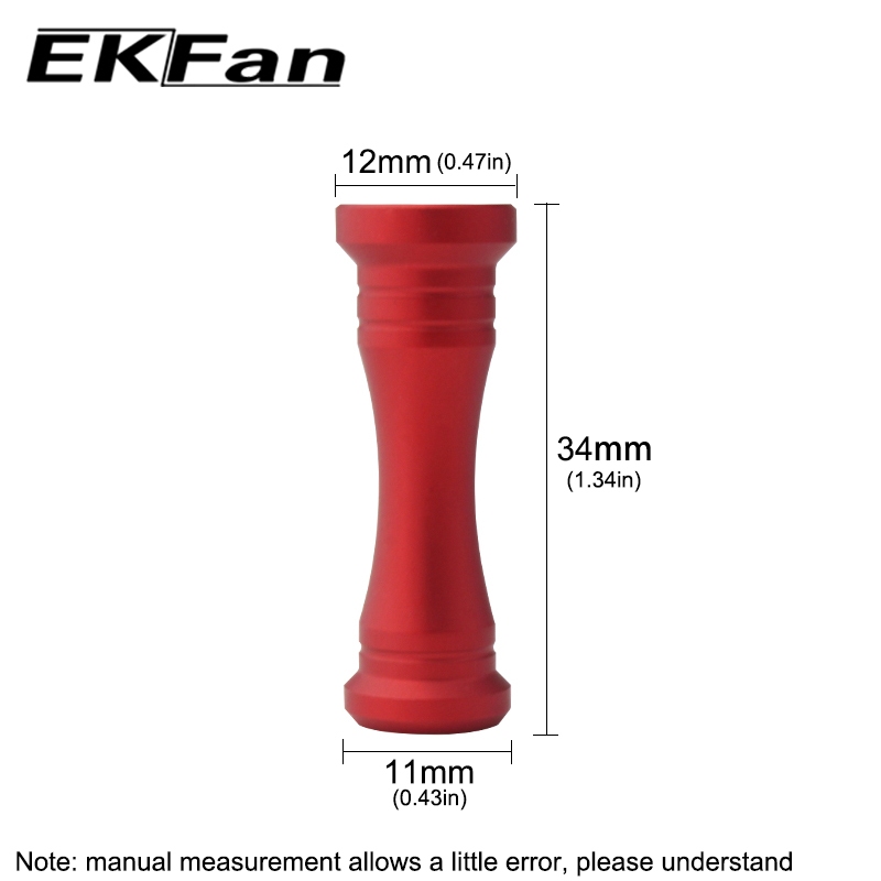 Ekfan ลูกบิดมือจับรอกตกปลา อลูมิเนียมอัลลอย 34 มม. รูปที่ 2