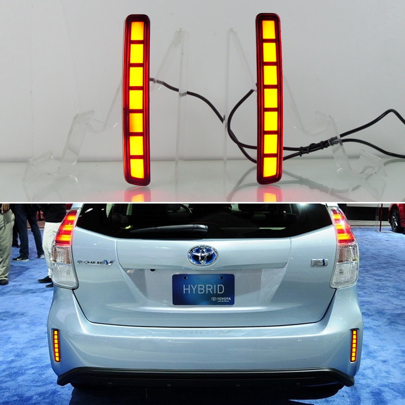 Toyota Noah Voxy 80 Prius 40 Series ไฟกันชน LED สําหรับ Toyota Prius V 2012-2017/Sion tC 2014-2016 ฟ