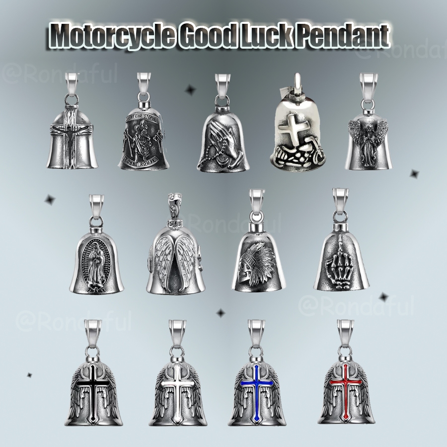 รถจักรยานยนต ์ Bells Guardian โชคดี Guardian Bell สําหรับรถจักรยานยนต ์ สแตนเลส Biker Bell อุปกรณ ์ เสริม ayendsth