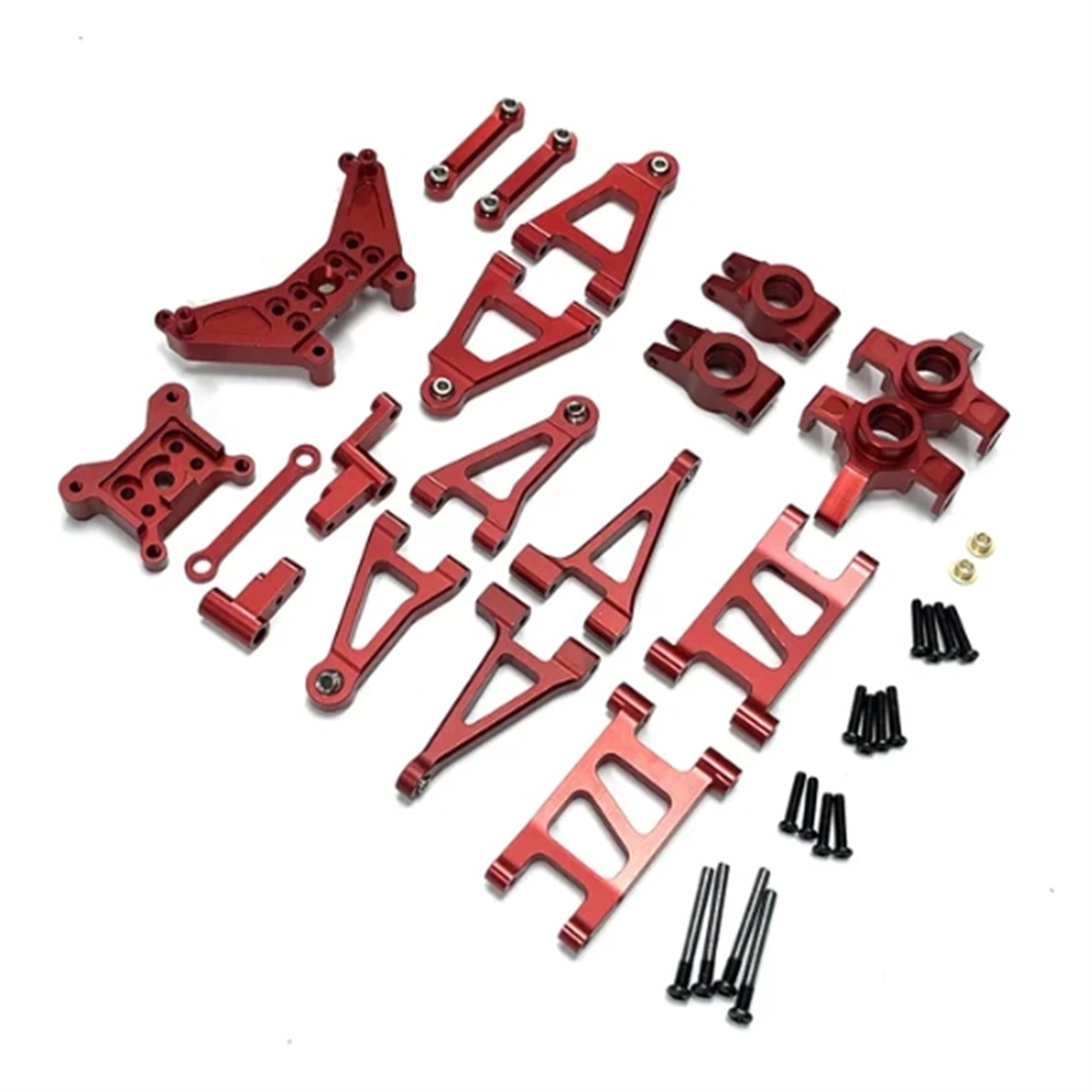 สําหรับ MJX Hyper Go 1/14 RC 14301 14302 14303 14304 รถโลหะประกอบพวงมาลัยบล็อกด้านหลังฮับฯลฯ แขนช่วง