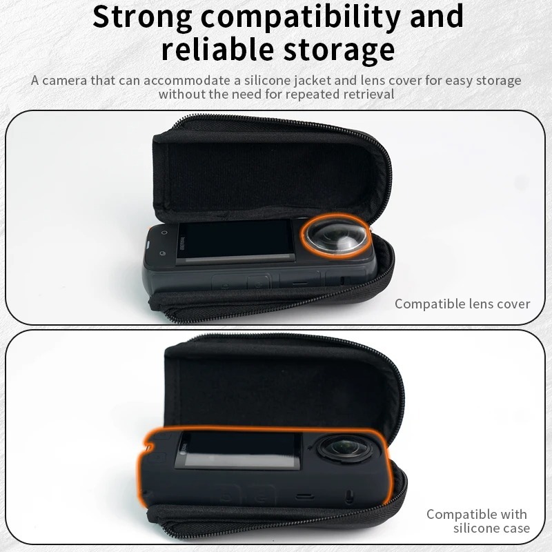 【ร้านไทย】CYNOVA สําหรับ Insta360 X4 Mini กระเป๋ากล้องกระเป๋าป้องกันพกพาสําหรับ Insta360 X4 อุปกรณ์ป้องกัน