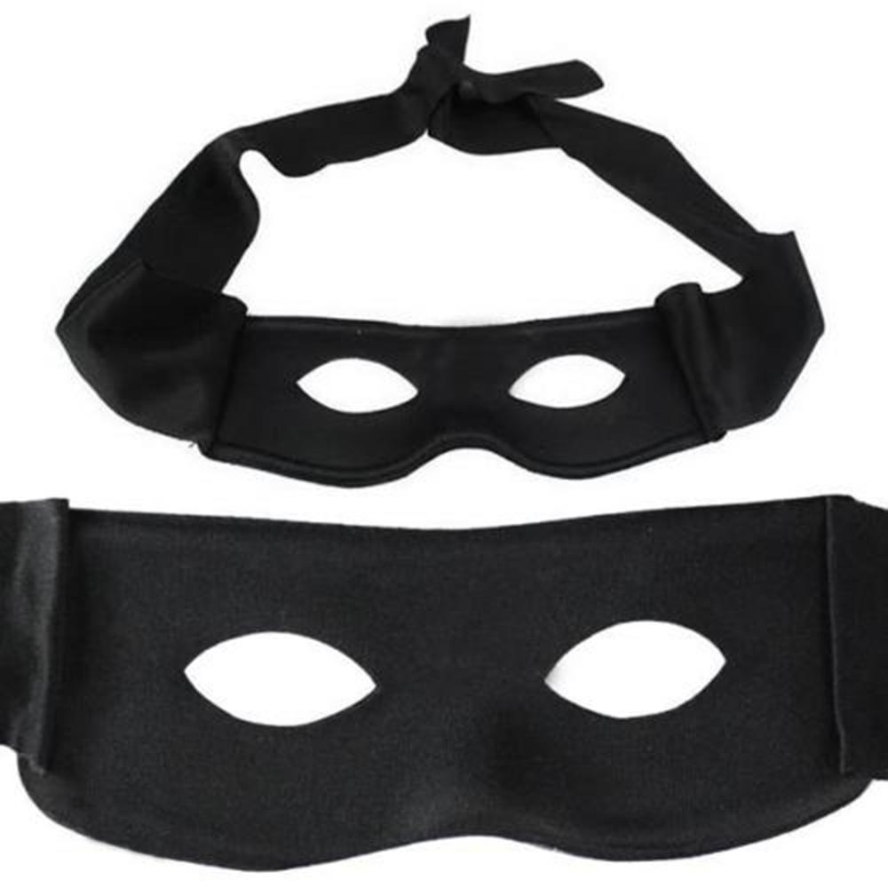 หน ้ ากากฮาโลวีนครึ ่ งหน ้ ากาก Zorro Bandit Ninja Lone Ranger เครื ่ องแต ่ งกาย Eye Mask
