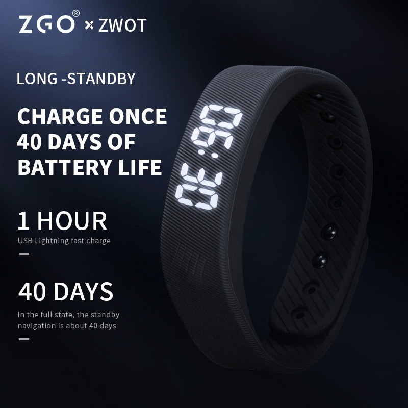 ZGO Smart Watch กันน้ำได้100% นาฬิกาปลุก ปฏิทิน สมาร์ทเทคโนโลยี สมาร์ทวอทช์ นาฬิกาผู้ชาย sport 660X