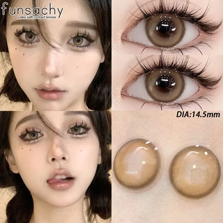 สายตาสั้น 0.0~800° Funsachy คอลแทคเลนส์ สีน้ำตาล บิ๊กอาย คอนแทคเลนส์รายวัน คอนแทค สินค้าเฉพาะจุด