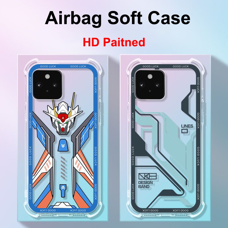 สําหรับ Google Pixel 5 เสริมมุม Soft TPU กันกระแทกถุงลมนิรภัยสําหรับ Google Pixel5 สําหรับ Google Pi