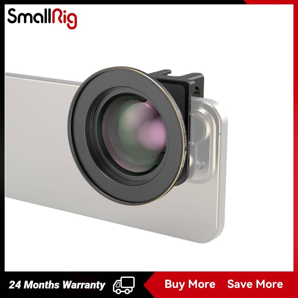 เลนส ์ มาโคร SmallRig 75 มม . สําหรับโทรศัพท ์ มือถือ ( T-mount 4588 – โปรปัง