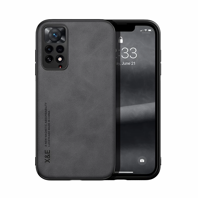 สําหรับ Xiaomi Redmi Note 11 Pro/Redmi Note 11 4G/5G /Note 11S/Note 11T 5G,หนังคุณภาพสูง,ความรู ้ สึกเป ็ นมิตรกับผิวที ่ ยอดเยี ่ ยม grip, high-end anti drop โทรศัพท ์ ป ้ องกันกรณี