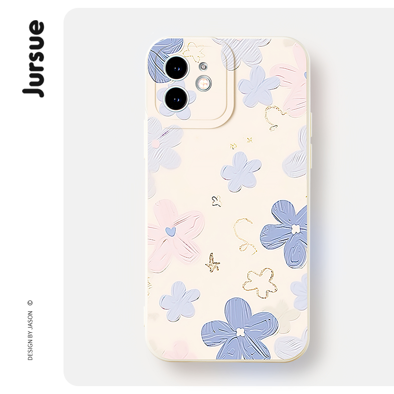 Jursue น่ารักตลกความงามกันกระแทกสําหรับ iPhone 16 15 14 13 12 11 Pro Max SE 2020 X XR XS ip 8 7 Plus