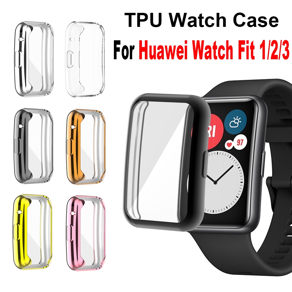 เคสซิลิโคนป้องกันสําหรับ Huawei Watch Fit 2 3 4 5 Pro / Huawei Watch Fit Special Edition