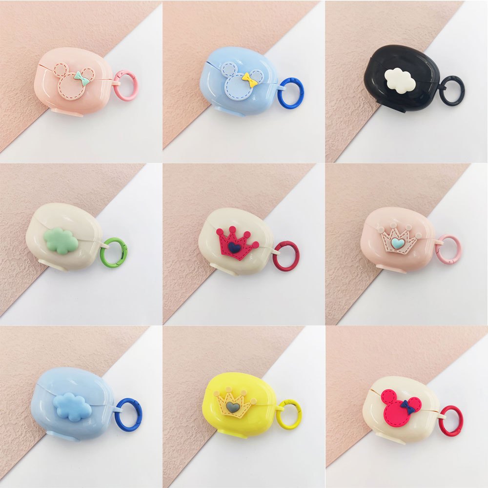 Anti-fall การ ์ ตูนป ้ องกันสําหรับ Edifier X2S ฟรีแหวน Candy สีปลอกสําหรับ Edifier X2S หูฟัง