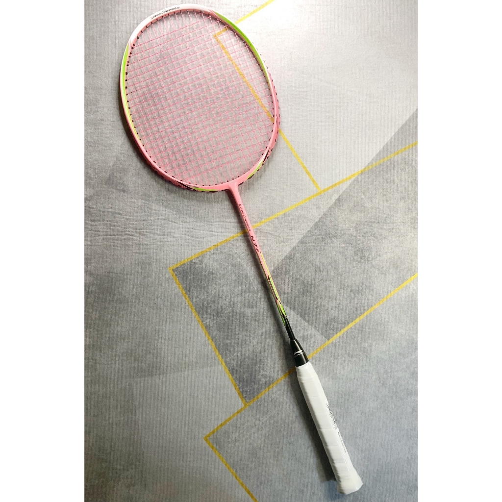 【จัดส่งในวันเดียวกัน】Li Ning ไม้แบดมินตัน Turbo Charging N7 II Light ไม้แบดมินตันคาร์บอนไฟเบอร์น้ำหน