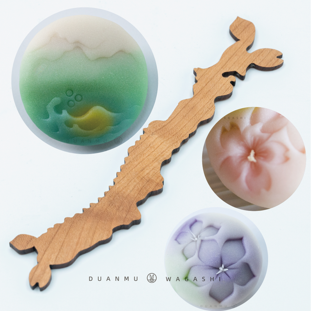 ญี่ปุ่น wagashi เครื่องมือ wagashi เครื่องมือ Nadeko เครื่องมือ Nadeko Stick Cherry Blossom Bellflow