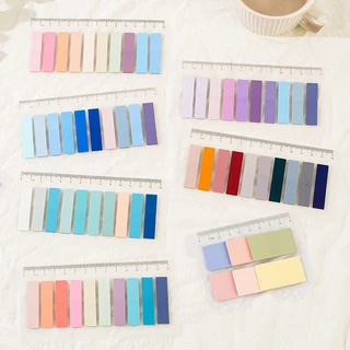 Index Sticky Note 10สี (200ชิ้น) แบบพลาสติก กันน้ำ ที่คั่นหนังสือ เน้นข้อความ เขียนได้ แฟ้มไม้บรรทัด