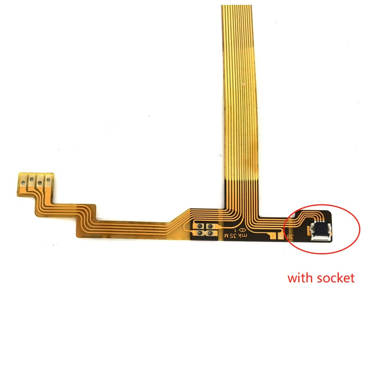 ใหม่เลนส์โฟกัส Flex Cable สําหรับ Nikon AF-S / AF-P DX 18-55 มม.f/3.5-5.6G VR Repair Part (พร้อมซ็อก