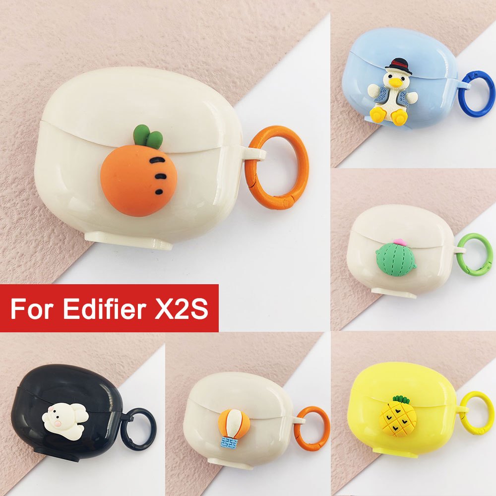 ป ้ องกัน Soft Candy สีสําหรับ Edifier X2S หูฟังนุ ่ มสําหรับ Edifier X2S หูฟังไร ้ สายหูฟัง Soft Ca