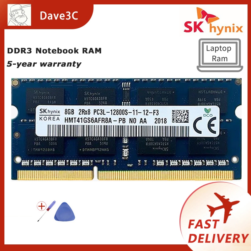 Hynix DDR3 โน๊ตบุ๊ค RAM 4GB 8GB 1600MHz 1333MHz 1066MHz Notebook RAM PC3-10600 หน่วยความจําแล็ปท็อป