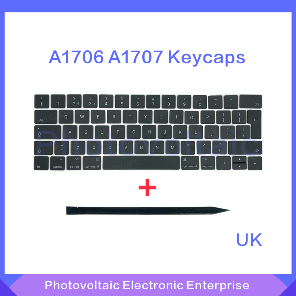 ใหม่ Keycap คีย์บอร์ดคีย์ Keycaps สําหรับ Macbook Pro Retina 13 "A1706 15" A1707 2016 2017 ปี
