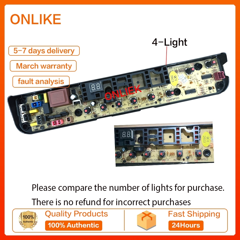 สําหรับ Electrlu Midea ฮานาบิชิ เครื่องซักผ้าคอมพิวเตอร์ BOARD EWT105WN TB60/70/75-1268F 80-1268S 12