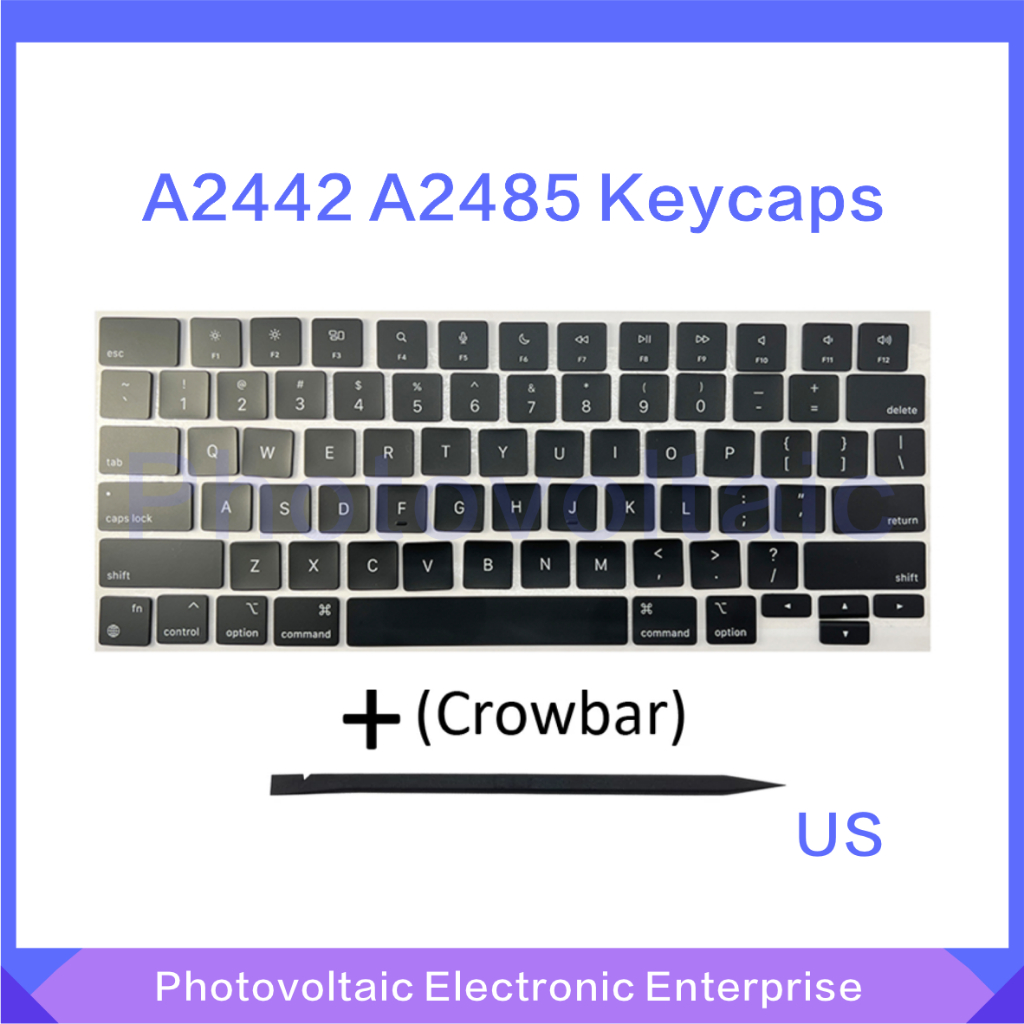 ใหม่คีย์บอร์ดคีย์ Keycap สําหรับ Macbook Pro Air 14 "16" A2442 A2485 A2779 A2780 A2918 A2991 A2992 A2681 A2941 คีย์เปลี่ยน