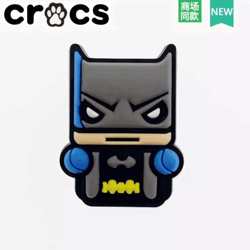 Crocs Hole รองเท้ารองเท้าดอกไม้ตกแต่งหัวเข็มขัด Carlo Chi อุปกรณ์เสริมรองเท้าหัวเข็มขัดการ์ตูน DC Marvel Heroes Series Zhibixing