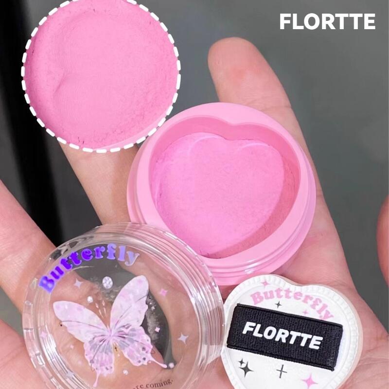Flortte Blush Cream Airy Blush Brightening ขยายสีหดตัว Blush Maillard Blush Cream