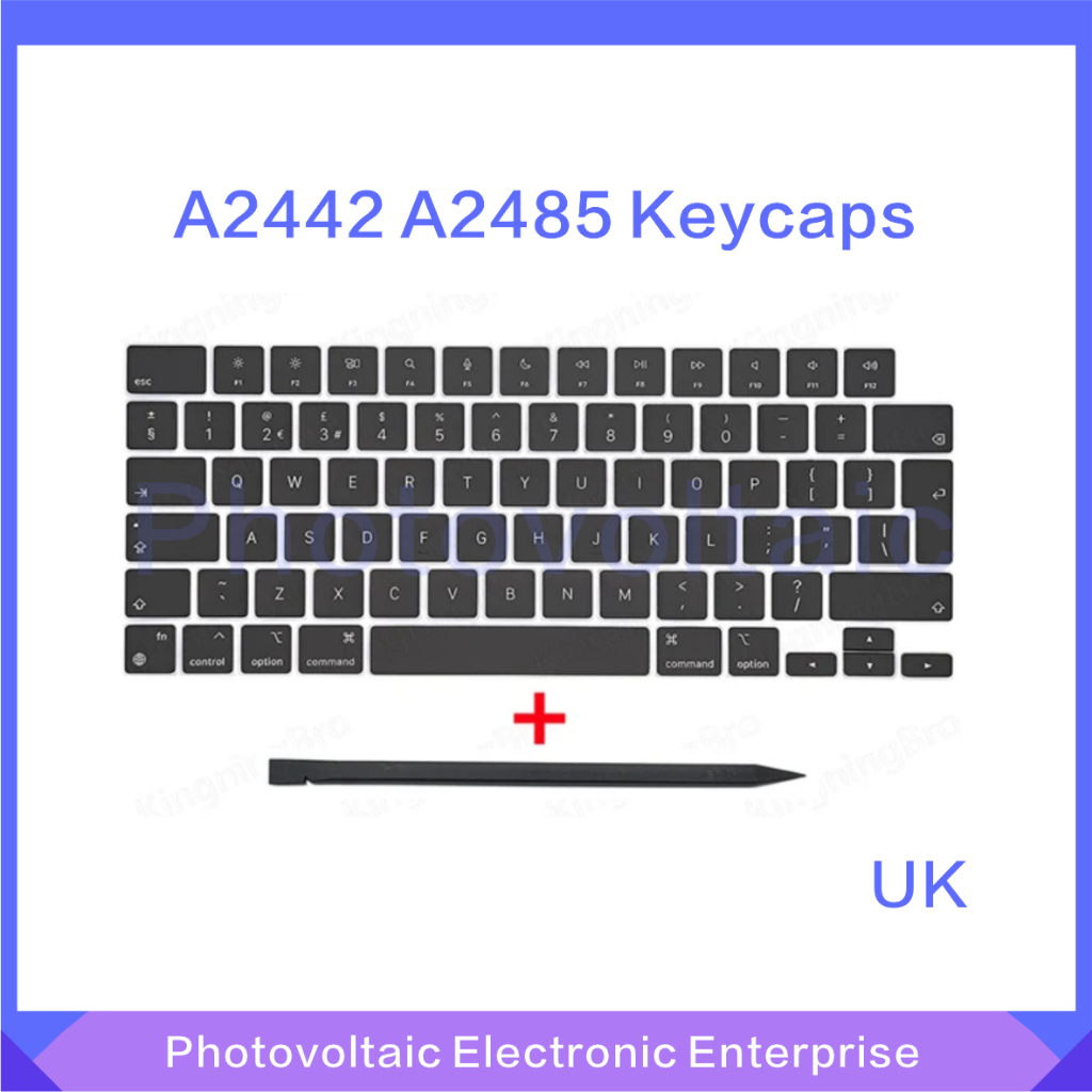 ใหม่คีย์บอร์ดคีย์ Keycap สําหรับ Macbook Pro Air 14 "16" A2442 A2485 A2779 A2780 A2918 A2991 A2992 A2681 A2941 คีย์เปลี่ยน
