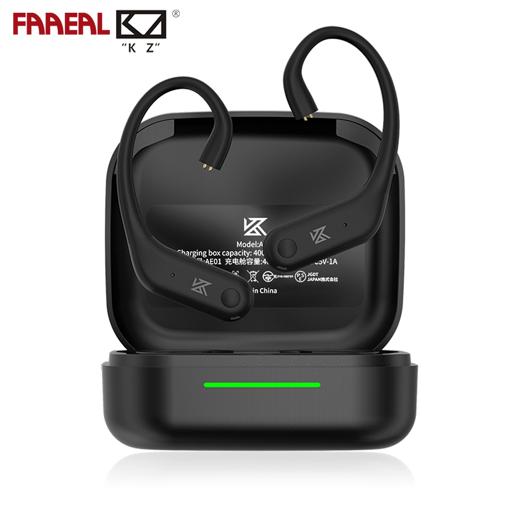FAAEAL KZ AE01 Bluetooth5.4 โมดูลไร้สาย Earhook AAC ความละเอียดสูงถอดรหัสไมโครโฟนคู่ 3 โหมดเสียง HiF