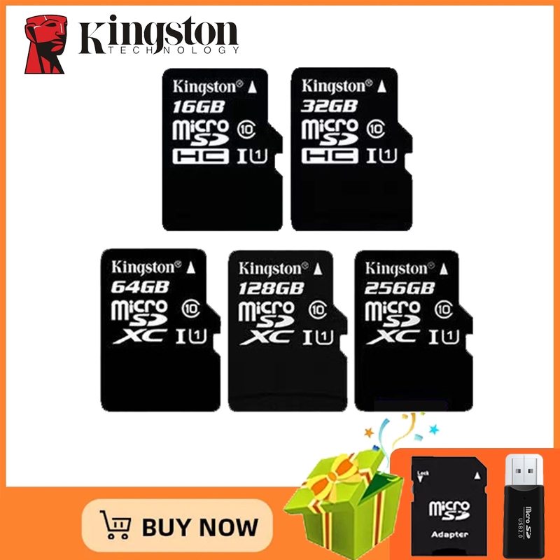 การ์ดหน่วยความจําแฟลช Kingston class 10, 512GB, 64GB, 8GB, การ์ดหน่วยความจํา UHS-I, U1, 32GB, 64GB, ความเร็วสูง, 128GB, 256GB, สําหรับกล้องวงจรปิด/กล้อง/การ์ดหน่วยความจําโทรศัพท์มือถือคลาส 10