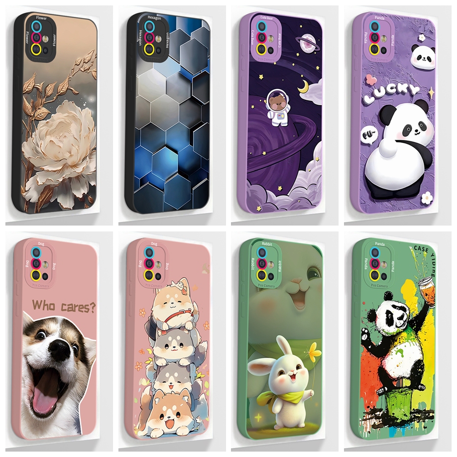 สําหรับ Samsung a51 a71 a31 a21s กรณีขอบตรงซิลิโคน TPU นิ ่ มความงามสไตล ์ เคสโทรศัพท ์