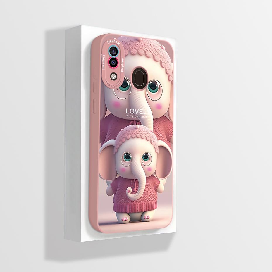 ปลอกสําหรับ samsung a20 samsung a30 เคสโทรศัพท ์ อินเทรนด รูปที่ 2